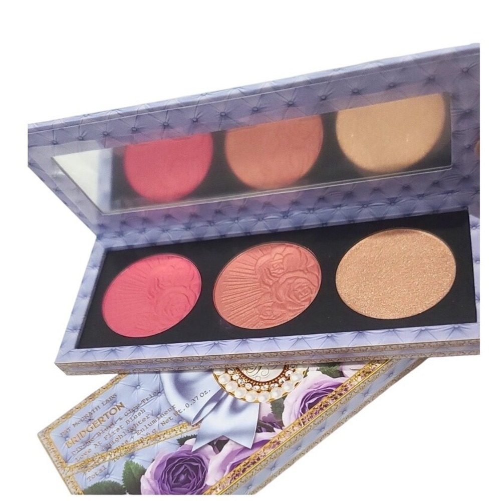Pat McGrath Labs x Bridgerton Divine Blush & Glow Trio Love At First Blush, NIB - Picture 8 of 8